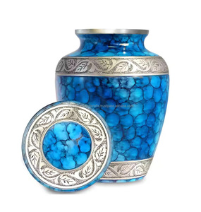 Urnas para adultos de latón de nuevo diseño, urnas hechas a mano para urnas decorativas para hombres y mujeres, urnas funerarias con alta calidad - Product Image 3