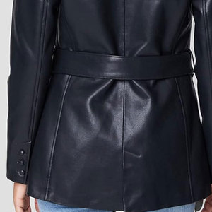 Wholesale Latest Design Breathable <b>Women</b> Leather <b>Jacket</b> Best Quality Top Selling <b>Lightweight</b> <b>Women</b> Leather <b>Jacket</b> - Product Image 6