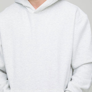 เสื้อฮู้ดผู้ชายสีเทาอ่อน ทรงปกติ ผ้าฝ้าย 100% เฟรนช์เทอร์รี่ สวมใส่สบาย มีกระเป๋าหน้า เหมาะสำหรับใส่ในฤดูใบไม้ร่วง - Product Image 3