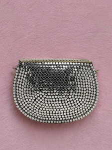 Pochette de soirée moderne en mosaïque avec chaîne pour mariages et occasions spéciales - Product Image 3