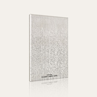Sculptures en verre personnalisées pour intérieur, gravées à l'acide, sablées, avec texte peint, durables, pour salon, salle de bain, hôtel, escalier