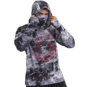 Sudaderas de Pesca de Talla Grande al por Mayor |   Sudadera con Protección Solar UPF 50 |   Sudadera de Pesca Transpirable de Secado Rápido con Máscara - Product Image 1