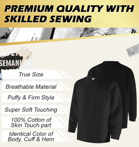 Sweat-shirt à capuche noir surdimensionné pour homme, manches régulières, en molleton de coton, décontracté, avec poches, idéal pour l'automne - Product Image 5