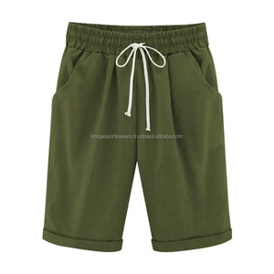 Shorts Deportivos Personalizados para Mujer, Cintura Elástica, Transpirables, de Algodón Ligero, para Gimnasio, Entrenamiento y Running - Product Image 6