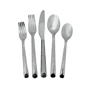 Ensemble de couverts en acier inoxydable robuste avec revêtement résistant à la rouille pour cuisine commerciale et usage quotidien - Product Image 6