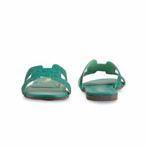 Zapatillas informales verdes para mujer - Product Image 2