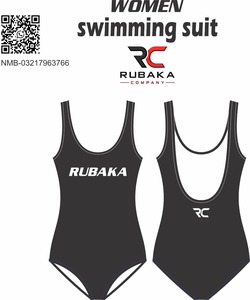 Traje de Baño Brasileño Personalizado para Mujer, de Una Pieza, con Estampado de Letras, 100% Poliéster, para Playa y Natación Competitiva - Product Image 1