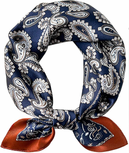 High Quality Customizable 100% <b>Silk</b> Lightweight Breathable Elegant Plaid Solid Casual <b>Scarf</b> Outdoor Fashion All Seasons Summer - Product Image 1