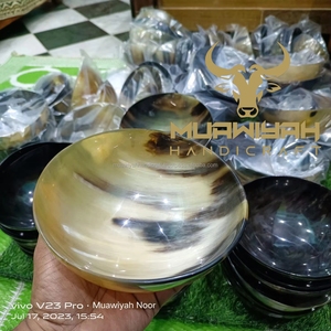 ชามเขาสัตว์ธรรมชาติ 100% คุณภาพสูง ขัดเงาสำหรับใช้ในบ้าน งานแต่งงาน  ออกแบบขนาดและรูปทรงได้ตามต้องการ ฟรีค่าออกแบบ สำหรับใส่ข้าว ซุป - Product Image 6