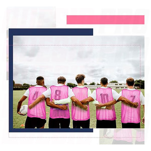 Maillots d'entraînement respirants en nylon maillé pour jeunes et adultes, idéaux pour le basketball, le football et le soccer - Product Image 5