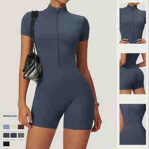 Chaqueta Deportiva Personalizada para Mujer, Ajustada, de Manga Larga, con Orificios para el Pulgar, Curvada, para Gimnasio, Yoga, Running - Product Image 3