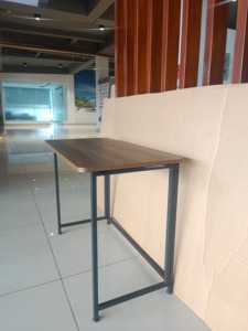 Simple Wood <b>Computer</b> <b>Desk</b> with Metal Frame Small Writing <b>Desk</b> for Home Office Workspace - Product Image 4