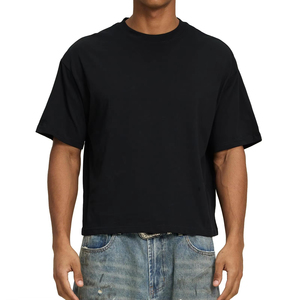 เสื้อยืดผู้ชายทรงสลิมฟิต ล้างสีแบบแอซิดวอช ผ้าโพลีเอสเตอร์ผสมคอตตอน คอกลม แขนสั้น ล้างแบบสโตนวอช มีหลายขนาดให้เลือก - Product Image 1