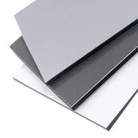 Panneau composite en aluminium argenté brillant Longstar HD Le métal blanc brillant imprime un aluminium de sublimation haute définition