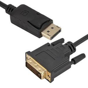 DP to DVI Cable Golden Plated DP Male DVI Female PVC 1080P Braid Shielded Video <b>Data</b> Cable for Monitor <b>Projector</b> Computer - Product Image 1