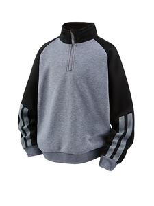 Sweat-shirt à capuche en coton polaire tricoté vintage pour enfants et tout-petits garçons, écologique, respirant, design uni personnalisé, fabrication sur mesure - Product Image 2