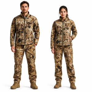 Ensemble tactique de camouflage désertique personnalisé 2026 pour hommes et femmes, veste softshell et pantalon cargo pour la chasse - Product Image 1