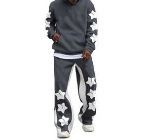 Chándal de manga larga para hombre con estampado puff de alta calidad, último modelo, ligero, cómodo y a precio económico. - Product Image 1