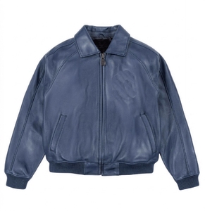 Veste en cuir vintage marron foncé pour homme, style motard, en cuir véritable vieilli, idéale pour les journées froides. - Product Image 3