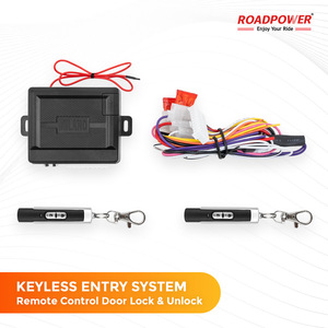 Roadpower (RP-RE-KEY88-572) Milano <b>Remote</b> Keyless Entry System, Dual <b>Remote</b> Controllers Easy To Integrate, Sleek Chrome Design - Product Image 2