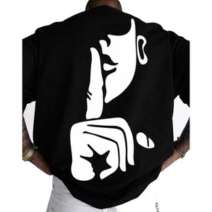 Camiseta Extra Grande Personalizada de Algodón Orgánico de Alta Calidad, Camiseta para Hombre, Ropa Masculina - Product Image 1
