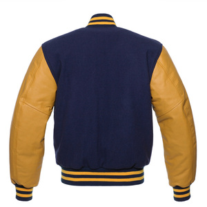 Chaquetas Varsity con Parches de Chenilla Personalizadas al por Mayor para Jóvenes y Mujeres, Chaqueta Bomber de Tallas Grandes con Decoración Bordada - Product Image 3