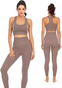 2026 women set Polyester Spandex Women Yoga Set Stretch Tank Top <b>Compression</b> Leggings Elastic Waist High-Waisted Custom - Product Image 3