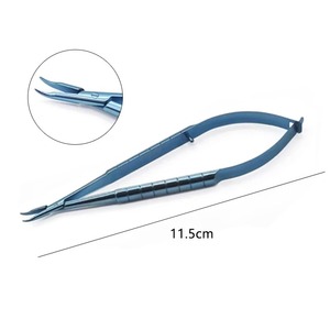 Portaagujas de Titanio BAFA BSI-ET-364 y Pinzas Oftálmicas/Dentales con Agarre Ergonómico y 13 Posiciones de Mandíbula - Product Image 1