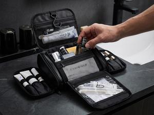 Genuine Leather <b>Toiletry</b> <b>Bag</b> Mens Dopp Kit Shaving Wash <b>Bag</b> Travel Cosmetic Pouch <b>Large</b> Organizer Custom Logo TYG-0134 - Product Image 4