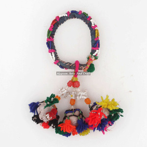 Rare Banjara Bohemian Kutch Bracelet Antique Gypsy Bracelets vintage vintage indian embroidered handmade bracelet for women - Product Image 4