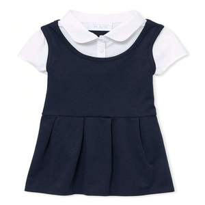 Uniformes de verano para jardín de infantes, uniformes escolares para niños, camisas bordadas estilo universitario, conjuntos de uniformes para secundaria, disfraces de actuación - Product Image 4