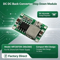 Convertisseur abaisseur de tension DC-DC FYX Stock, module régulateur de tension réglable 3A MP2307DN Mini360 pour drone RC UAV