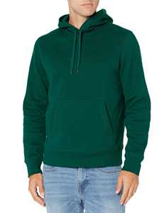 Sudadera con Capucha para Hombre, Color Verde Bosque, Corte Regular, Informal, Tejido de Felpa, Diseño con Bolsillos, Ropa de Otoño - Product Image 3