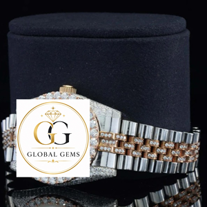 Reloj de Lujo con Diamantes de Imitación VVS Moissanite, Fabricación India, Nuevo, Mecánico, con Pantalla Analógica, Acero Inoxidable, Cristal de 20 mm, al Mejor Precio - Product Image 5