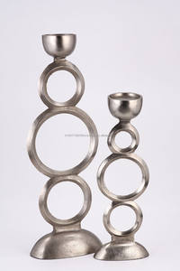 Bougeoir d'intérieur et d'extérieur, Design de luxe, en métal massif, lanterne brillante - Product Image 6