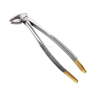 Pinzas de Extracción Dental Curvas para Molares Superiores, de Acero Inoxidable, para Cirugía Oral, OEM - Product Image 4