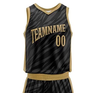 Breathable Plus Size Basketball Uniform Sets 100% Polyester Customized Color Logo Sublimated Printing Quick Dry Sleeveless - Product Image 4