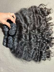 Mejor Proveedor de Cabello Humano Natural, Extensiones de Cabello Rizado Indio Birmano, Envío Directo, 100% Cabello Rizado Birmano Natural, Cabello Indio Rizado Suelto - Product Image 2