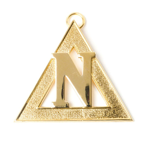 Pin Masónico de Pirámide de Aleación de Zinc Plateado, Joyería Coleccionable de Metal Fundido a Presión, el Más Vendido, Tamaño OEM - Product Image 4