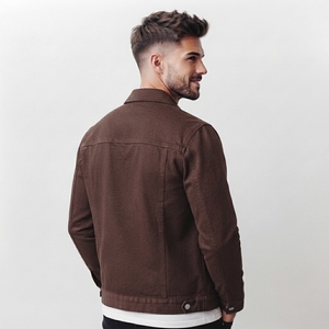 Custom Logo <b>Men</b> <b>Denim</b> <b>Jacket</b> Premium Quality Classic <b>Denim</b> Apparel with OEM Size Private Label Wholesale Supplier Services - Product Image 5