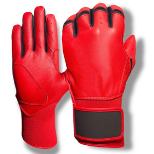 Gants de frappe de baseball personnalisés avec logo, couleur et taille sur mesure, gants de frappe de baseball unisexes respirants en cuir pour le baseball et le softball - Product Image 1