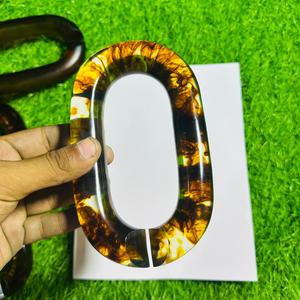 Wholesale Resin Chain Link Bulk Lot Multi Color Acrylic <b>Rings</b> <b>Curtain</b> Tieback Loop Hanging Accent Home Decor Hardware Supply - Product Image 5