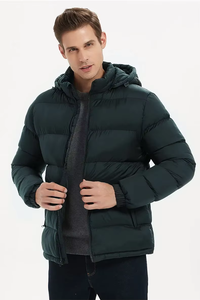Chaqueta Impermeable de Invierno para Exteriores, con Logotipo Personalizado, para Hombre, de Secado Rápido, Transpirable, con Cuello Alto, Talla Grande, Lisa - Product Image 5