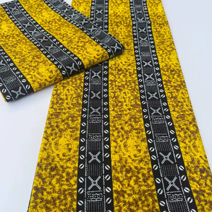 Tissu en coton imprimé africain et Ankara OEM marocain en gros pour l'industrie du vêtement - Product Image 1