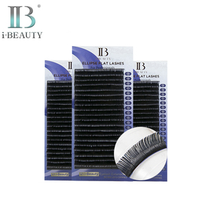 ต่อขนตา I-BEAUTY - ขนตาปลอมแบบแบน Ib Ellipse (ขนตานุ่มพิเศษ) ขนตาปลอม ib เกาหลี คุณภาพสูง ขนตาแบบเส้นต่อเส้น - Product Image 1