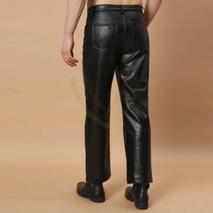 Pantalones de Cuero Genuino Premium para Hombre 2026, Cintura Elástica, Elegantes y a la Moda - Product Image 5