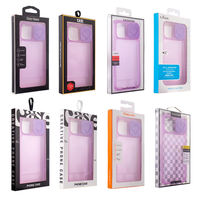 Boîte d'emballage en PVC avec logo personnalisé pour étui de téléphone iPhone et Samsung, emballage de vente au détail