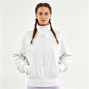 Stand Collar Oversize Ladies Windbreaker Waterproof <b>Jackets</b> Custom Branding Running Hiking Camping Travel Wear Nylon <b>Jacket</b> - Product Image 1
