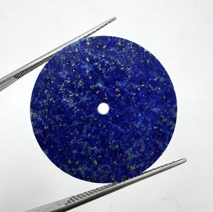 Esfera de Reloj A K Gems de Lapislázuli Azul Natural, 31.50 mm, Redonda, Pulida por un Lado, Modelo ETH-1006 - Product Image 5