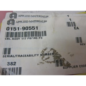 AMAT 0151-90551 Cbl Assy 117 P8/14G P3 - Equipo y Piezas de Semiconductores de Confianza de Marca Global - Product Image 5